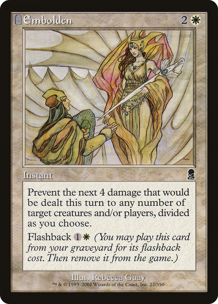 Embolden (ODY-022) - Odyssey: (tombstone) Foil - Premium MTG Single from Wizards of the Coast - Just $0.57! Shop now at Game Crave Tournament Store