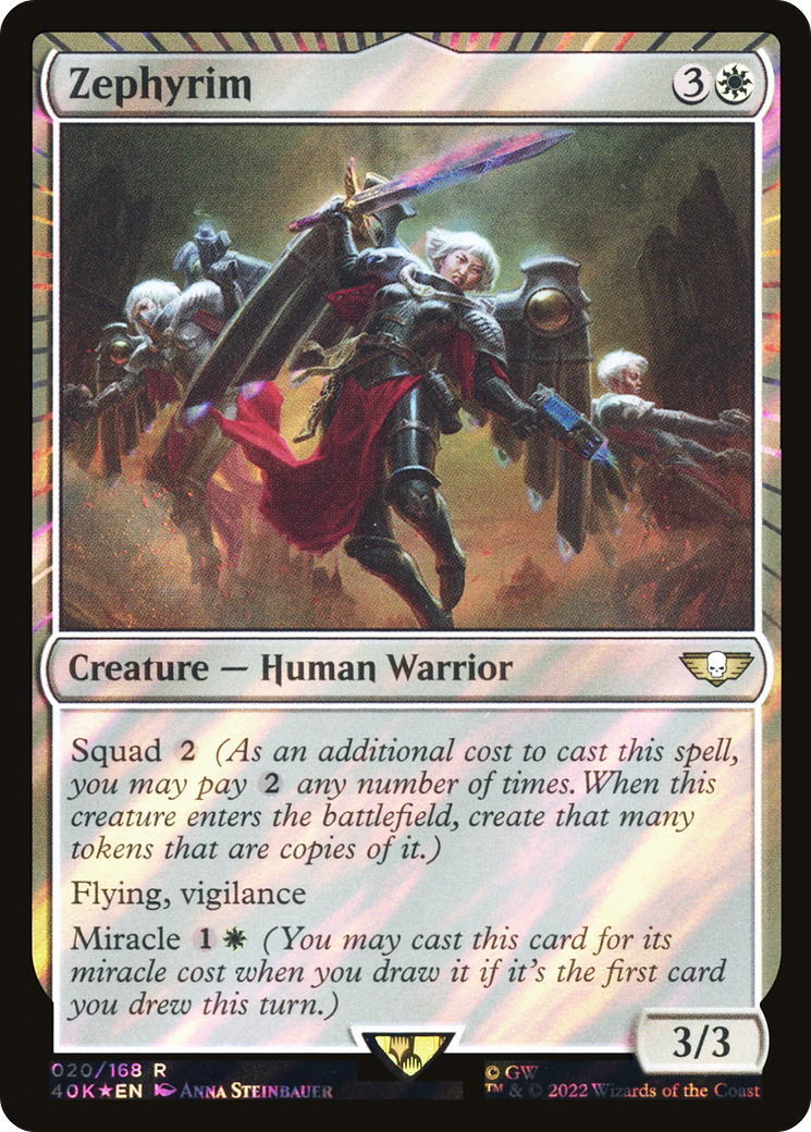 Zephyrim (40K-20★) - Warhammer 40,000 Commander Foil - Premium MTG Single from Wizards of the Coast - Just $0.67! Shop now at Game Crave Tournament Store