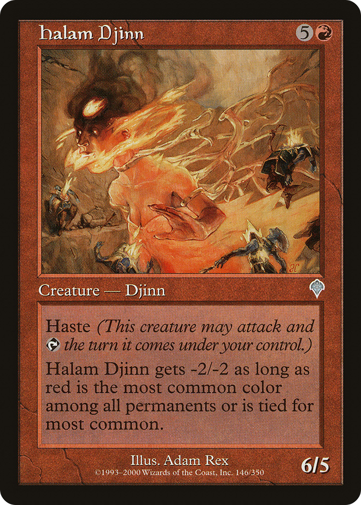 Halam Djinn (INV-146) - Invasion - Premium MTG Single from Wizards of the Coast - Just $0.08! Shop now at Game Crave Tournament Store