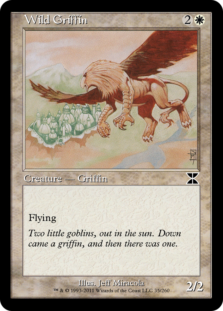 Wild Griffin (ME4-035) - Masters Edition IV Foil - Premium MTG Single from Wizards of the Coast - Just $0! Shop now at Game Crave Tournament Store