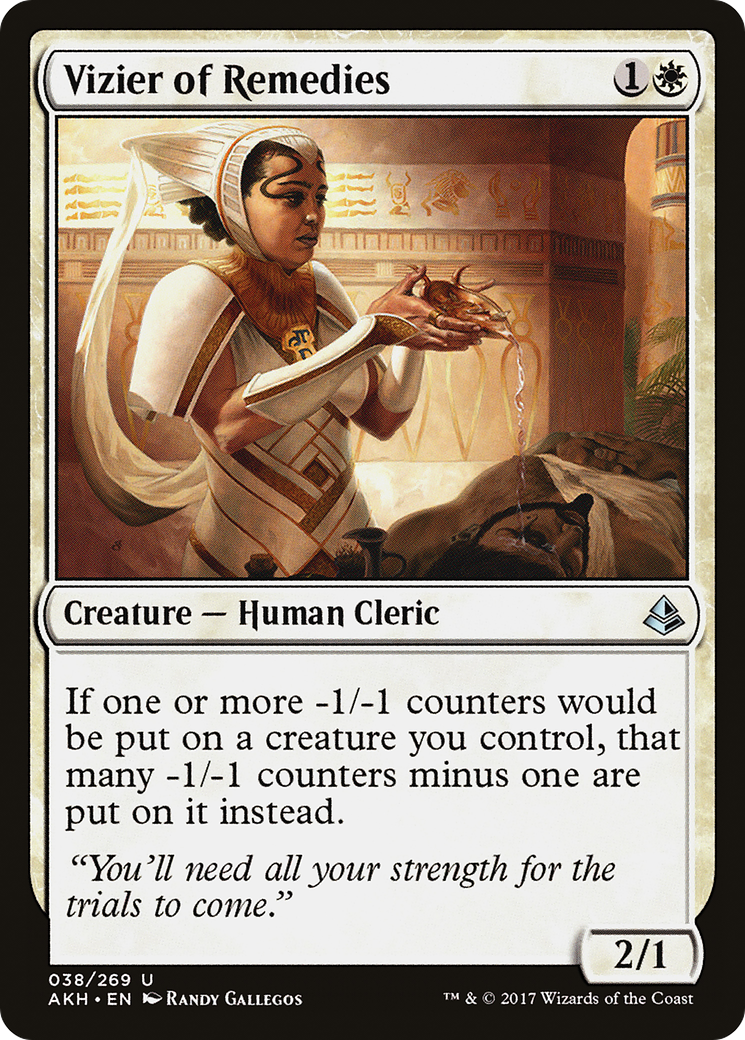 Vizier of Remedies (AKH-038) - Amonkhet - Premium MTG Single from Wizards of the Coast - Just $0.08! Shop now at Game Crave Tournament Store