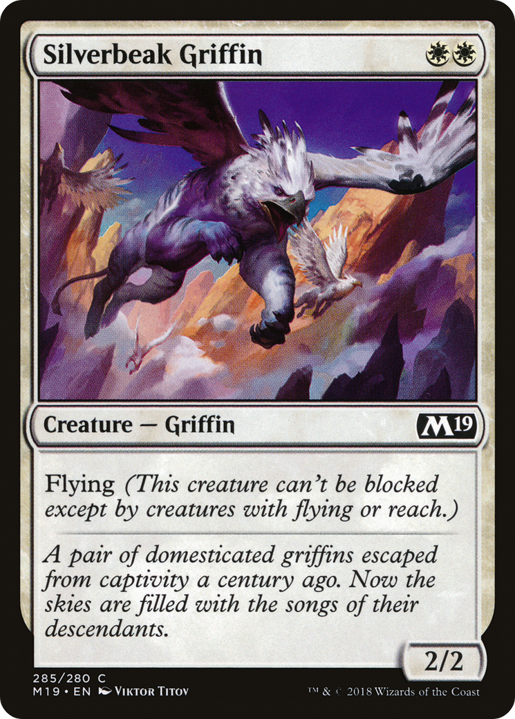 Silverbeak Griffin (M19-285) - Core Set 2019 - Premium MTG Single from Wizards of the Coast - Just $0.08! Shop now at Game Crave Tournament Store