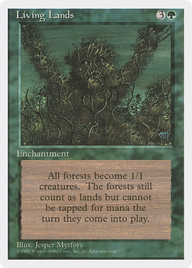 Living Lands (4ED-260) - Fourth Edition - Premium MTG Single from Wizards of the Coast - Just $0.11! Shop now at Game Crave Tournament Store