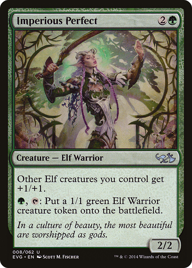 Imperious Perfect (EVG-008) - Duel Decks Anthology: Elves vs. Goblins - Premium MTG Single from Wizards of the Coast - Just $0.57! Shop now at Game Crave Tournament Store