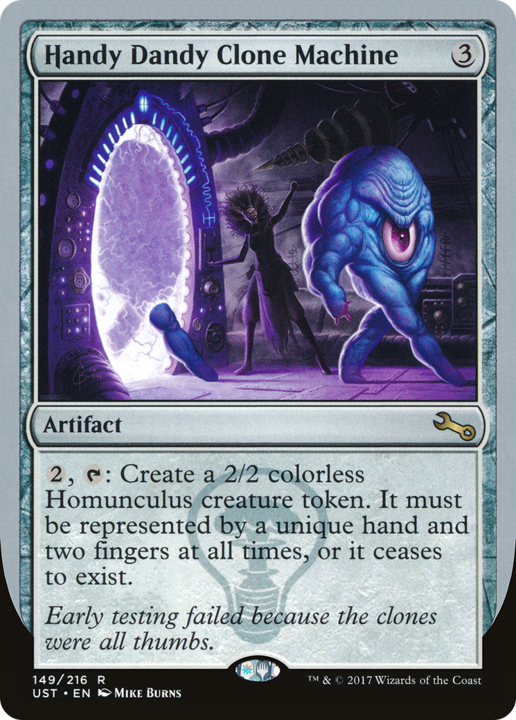 Handy Dandy Clone Machine (UST-149) - Unstable Foil - Premium MTG Single from Wizards of the Coast - Just $0.08! Shop now at Game Crave Tournament Store