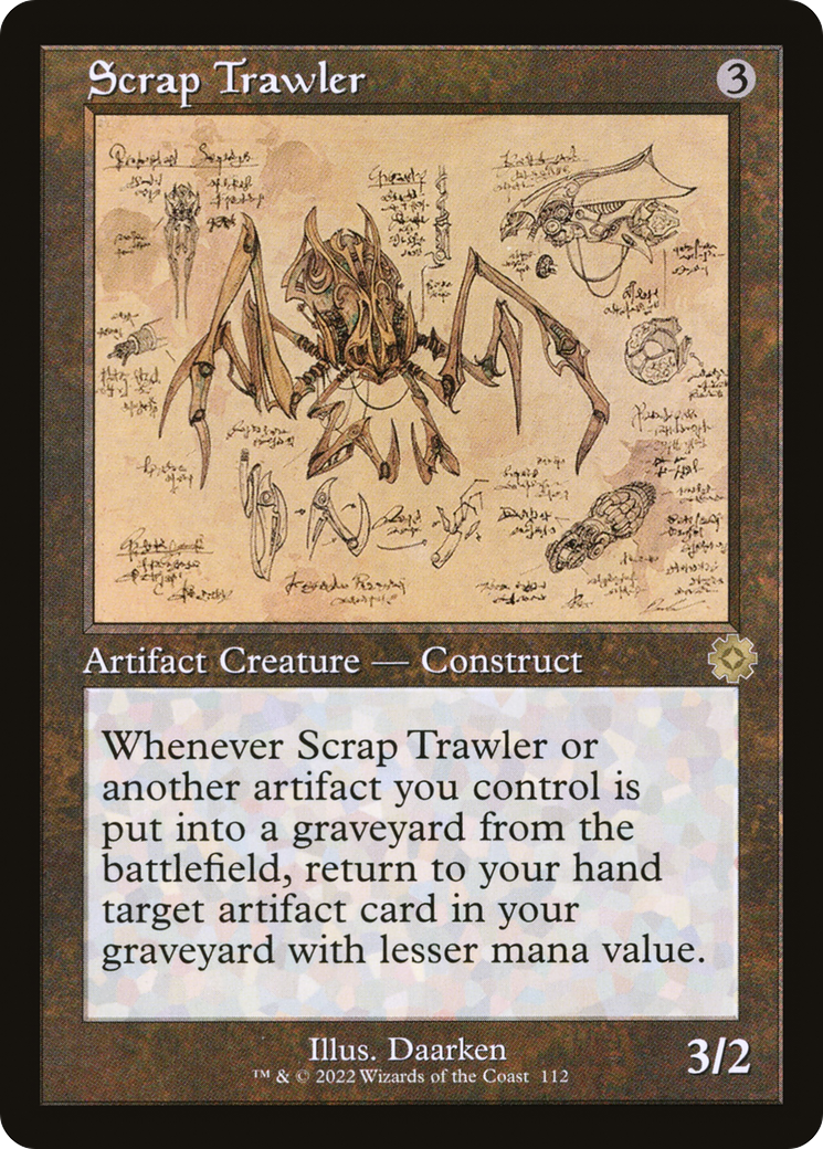 Scrap Trawler (BRR-112) - The Brothers' War Retro Artifacts Foil - Premium MTG Single from Wizards of the Coast - Just $0.63! Shop now at Game Crave Tournament Store