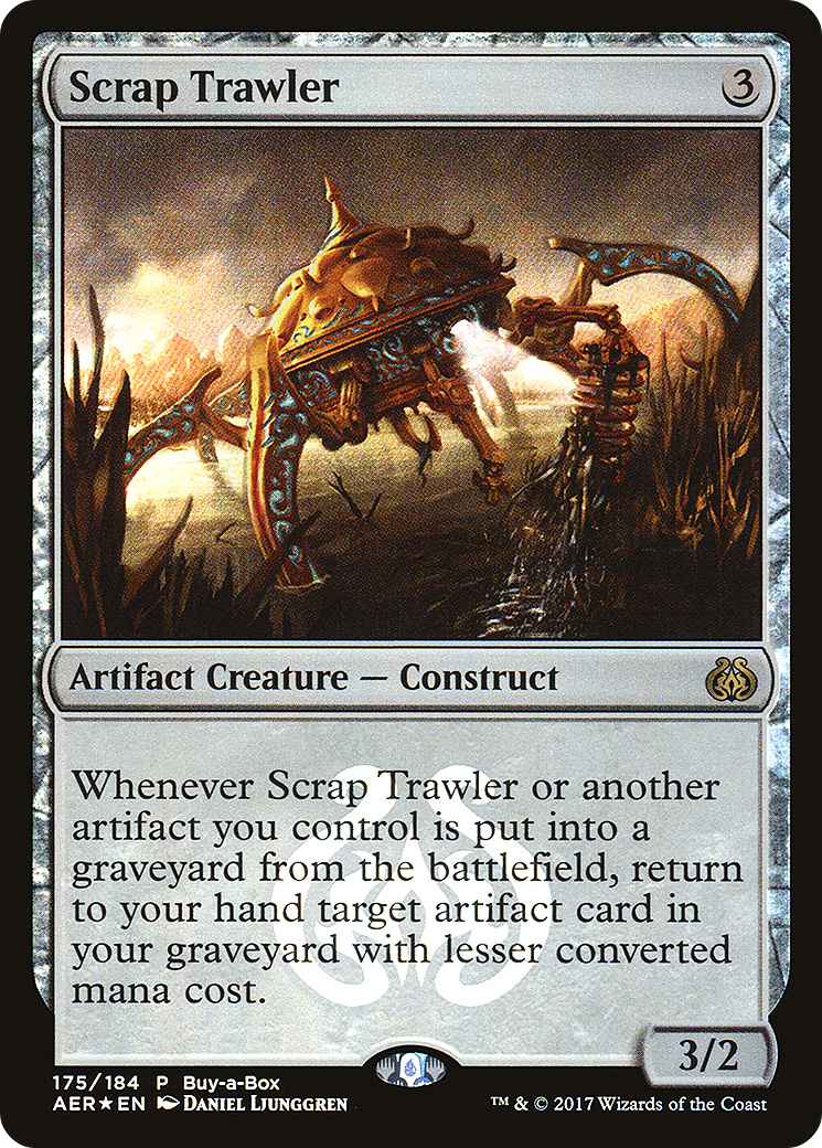 Scrap Trawler (PAER-175) - Aether Revolt Promos Foil - Premium MTG Single from Wizards of the Coast - Just $0.20! Shop now at Game Crave Tournament Store