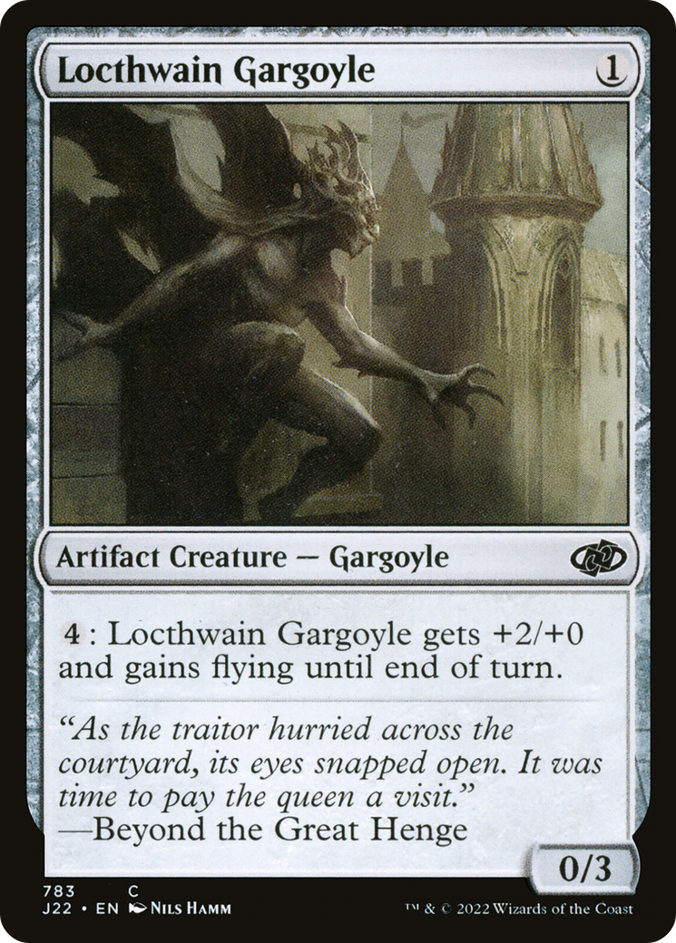 Locthwain Gargoyle (J22-783) - Jumpstart 2022 - Premium MTG Single from Wizards of the Coast - Just $0.25! Shop now at Game Crave Tournament Store