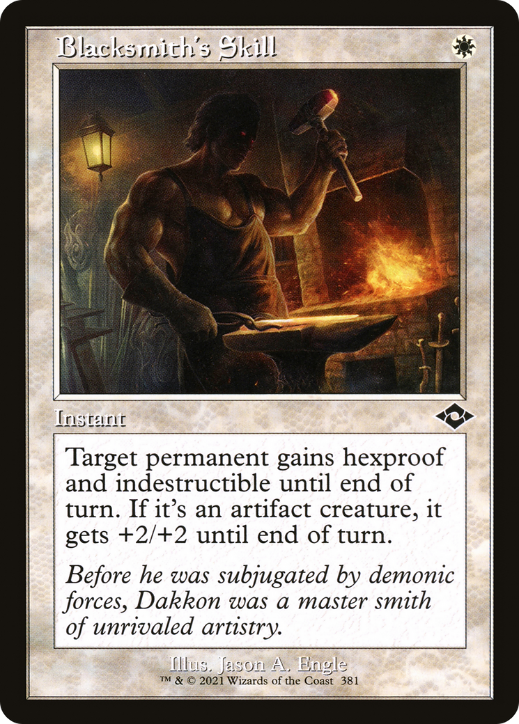 Blacksmith's Skill (MH2-381) - Modern Horizons 2 - Premium MTG Single from Wizards of the Coast - Just $0.08! Shop now at Game Crave Tournament Store
