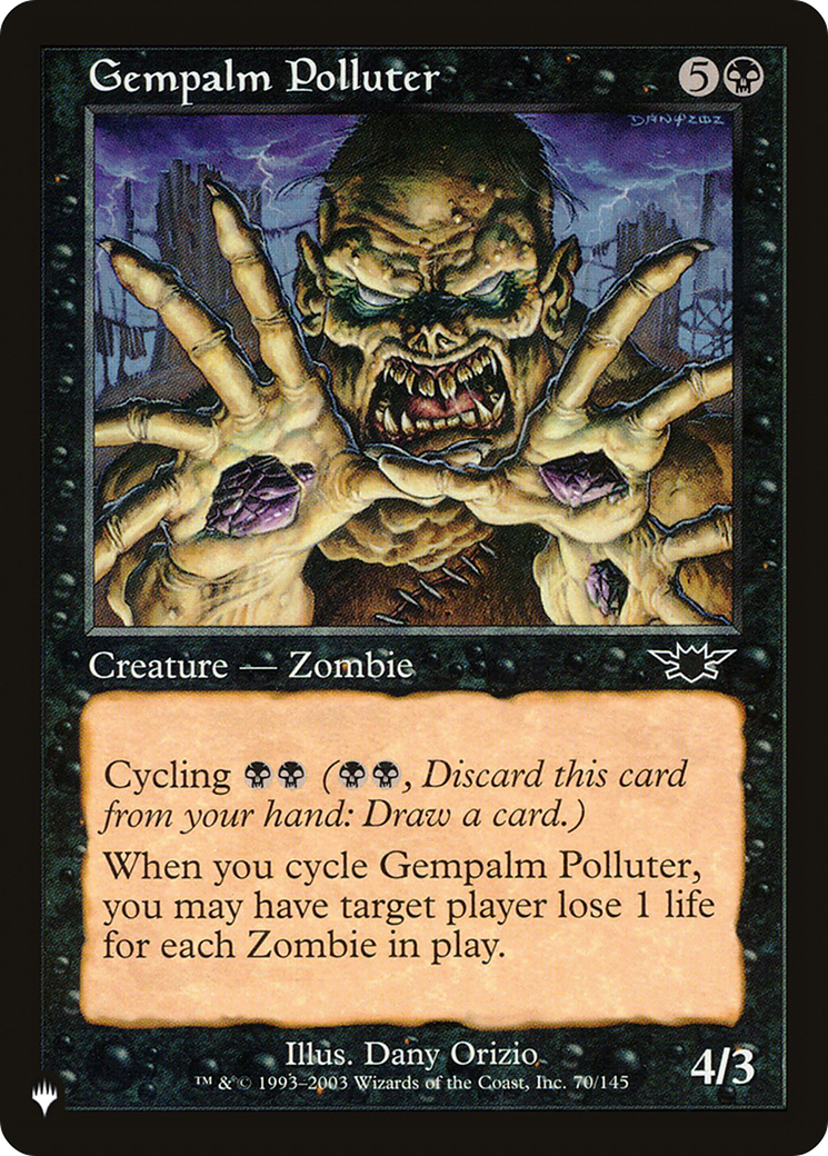 Gempalm Polluter (PLIST-097) - The List - Premium MTG Single from Wizards of the Coast - Just $0.08! Shop now at Game Crave Tournament Store