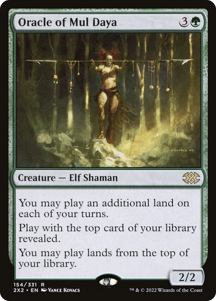 Oracle of Mul Daya (2X2-154) - Double Masters 2022 - Premium MTG Single from Wizards of the Coast - Just $5.37! Shop now at Game Crave Tournament Store