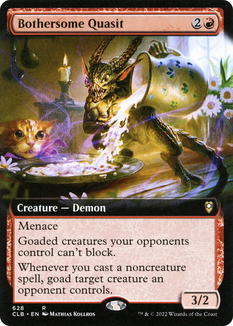 Bothersome Quasit (CLB-628) - Commander Legends: Battle for Baldur's Gate: (Extended Art) - Premium MTG Single from Wizards of the Coast - Just $1.83! Shop now at Game Crave Tournament Store
