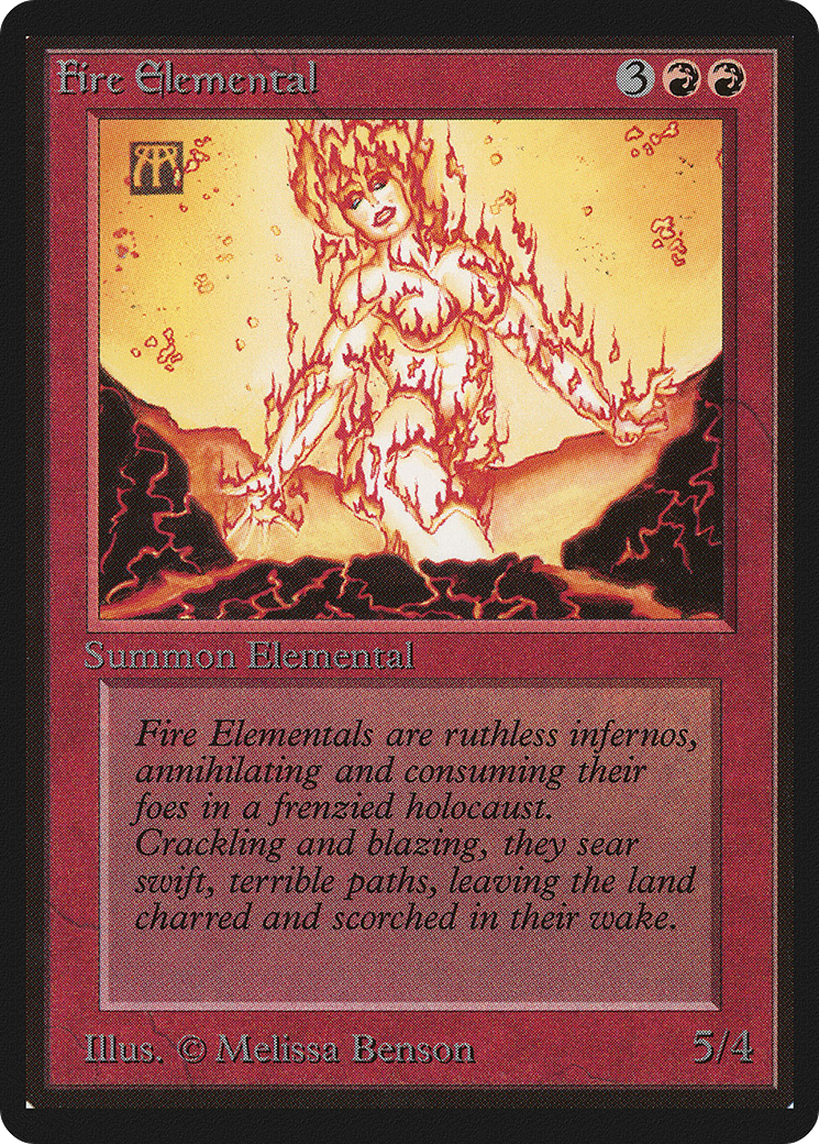 Fire Elemental (LEB-149) - Limited Edition Beta - Premium MTG Single from Wizards of the Coast - Just $52.70! Shop now at Game Crave Tournament Store