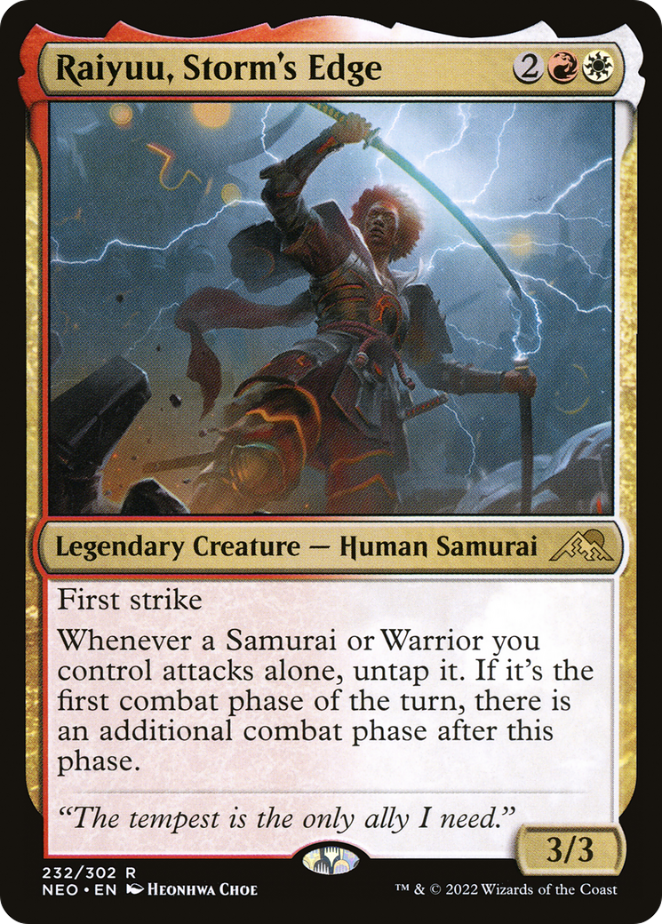 Raiyuu, Storm's Edge (NEO-232) - Kamigawa: Neon Dynasty Foil - Premium MTG Single from Wizards of the Coast - Just $0.10! Shop now at Game Crave Tournament Store