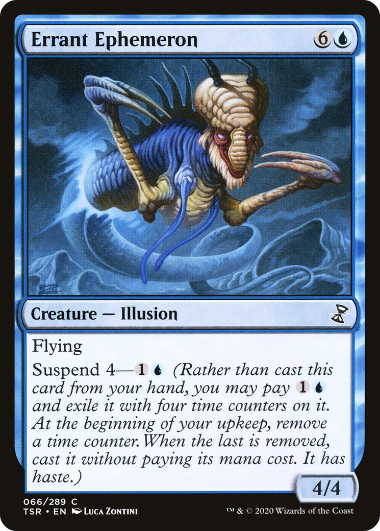 Errant Ephemeron (TSR-066) - Time Spiral Remastered Foil - Premium MTG Single from Wizards of the Coast - Just $0.08! Shop now at Game Crave Tournament Store