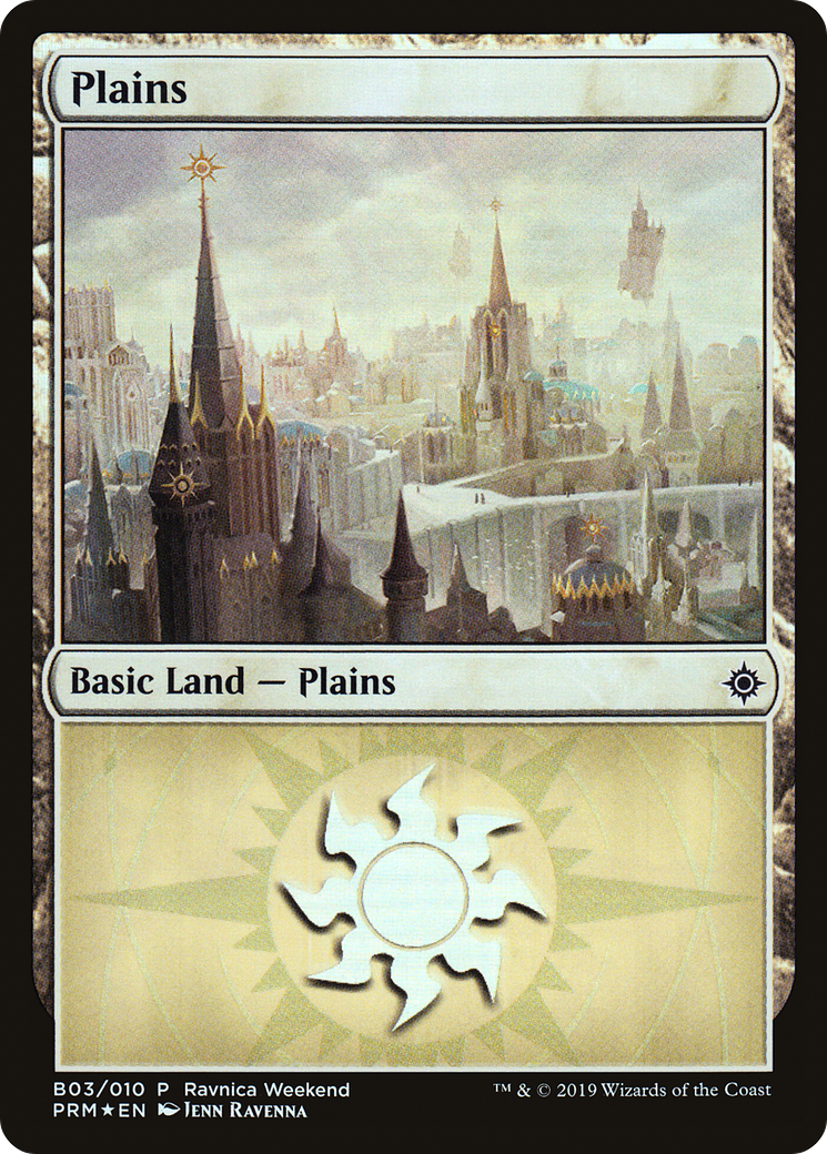 Plains (PRW2-B03) - RNA Ravnica Weekend Foil - Premium MTG Single from Wizards of the Coast - Just $1.02! Shop now at Game Crave Tournament Store