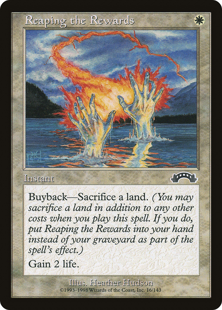 Reaping the Rewards (EXO-016) - Exodus - Premium MTG Single from Wizards of the Coast - Just $0.08! Shop now at Game Crave Tournament Store