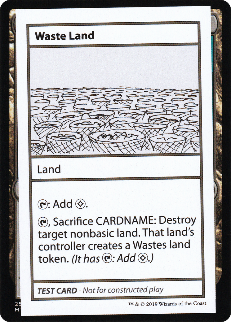 Waste Land (CMB2-121) - Mystery Booster Playtest Cards 2021 - Premium MTG Single from Wizards of the Coast - Just $0.13! Shop now at Game Crave Tournament Store