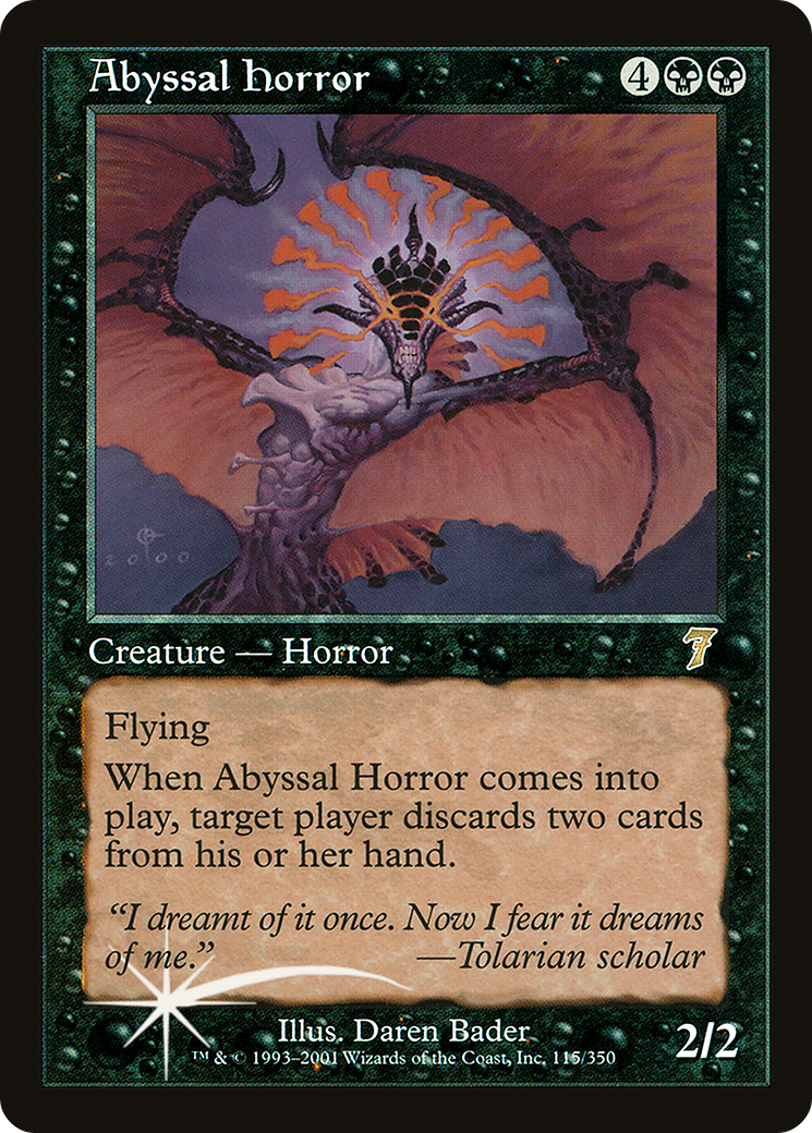Abyssal Horror (7ED-115★) - Seventh Edition Foil - Premium MTG Single from Wizards of the Coast - Just $4.99! Shop now at Game Crave Tournament Store