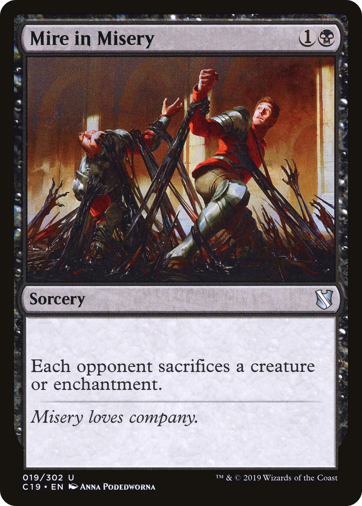 Mire in Misery (C19-019) - Commander 2019 - Premium MTG Single from Wizards of the Coast - Just $0.13! Shop now at Game Crave Tournament Store