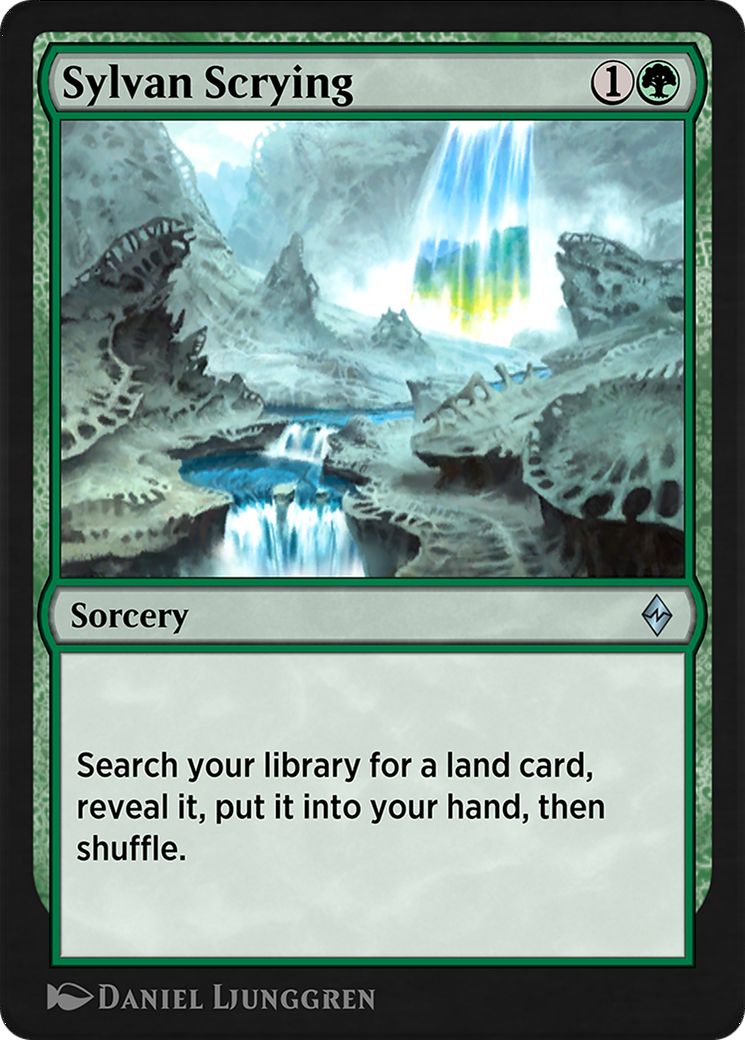 Sylvan Scrying (EA3-004) - Explorer Anthology 3 - Premium MTG Single from Wizards of the Coast - Just $0! Shop now at Game Crave Tournament Store