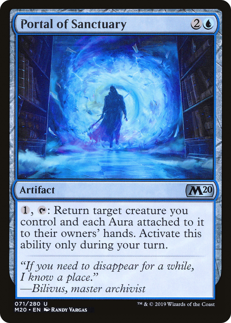 Portal of Sanctuary (M20-071) - Core Set 2020 - Premium MTG Single from Wizards of the Coast - Just $0.08! Shop now at Game Crave Tournament Store