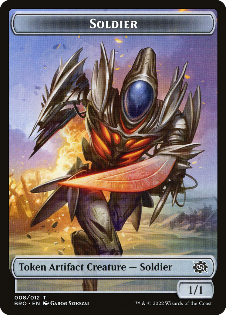 Soldier (TBRO-008) - The Brothers' War Tokens Foil - Premium MTG Single from Wizards of the Coast - Just $0! Shop now at Game Crave Tournament Store