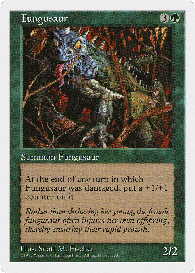 Fungusaur (5ED-296) - Fifth Edition - Premium MTG Single from Wizards of the Coast - Just $0.08! Shop now at Game Crave Tournament Store