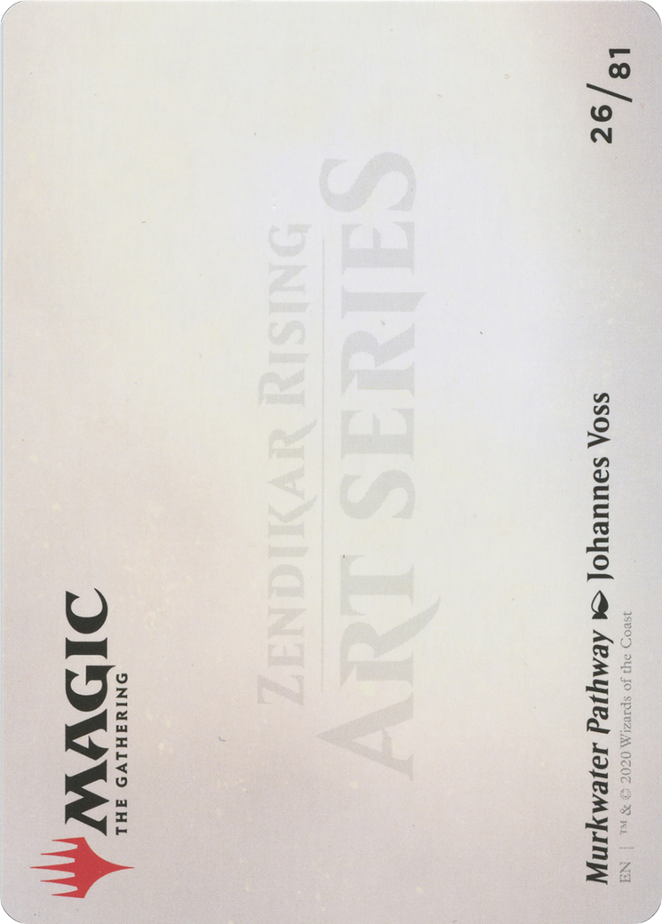 Murkwater Pathway // Murkwater Pathway (AZNR-026) - Zendikar Rising Art Series (Borderless) Foil - Premium MTG Single from Wizards of the Coast - Just $0! Shop now at Game Crave Tournament Store