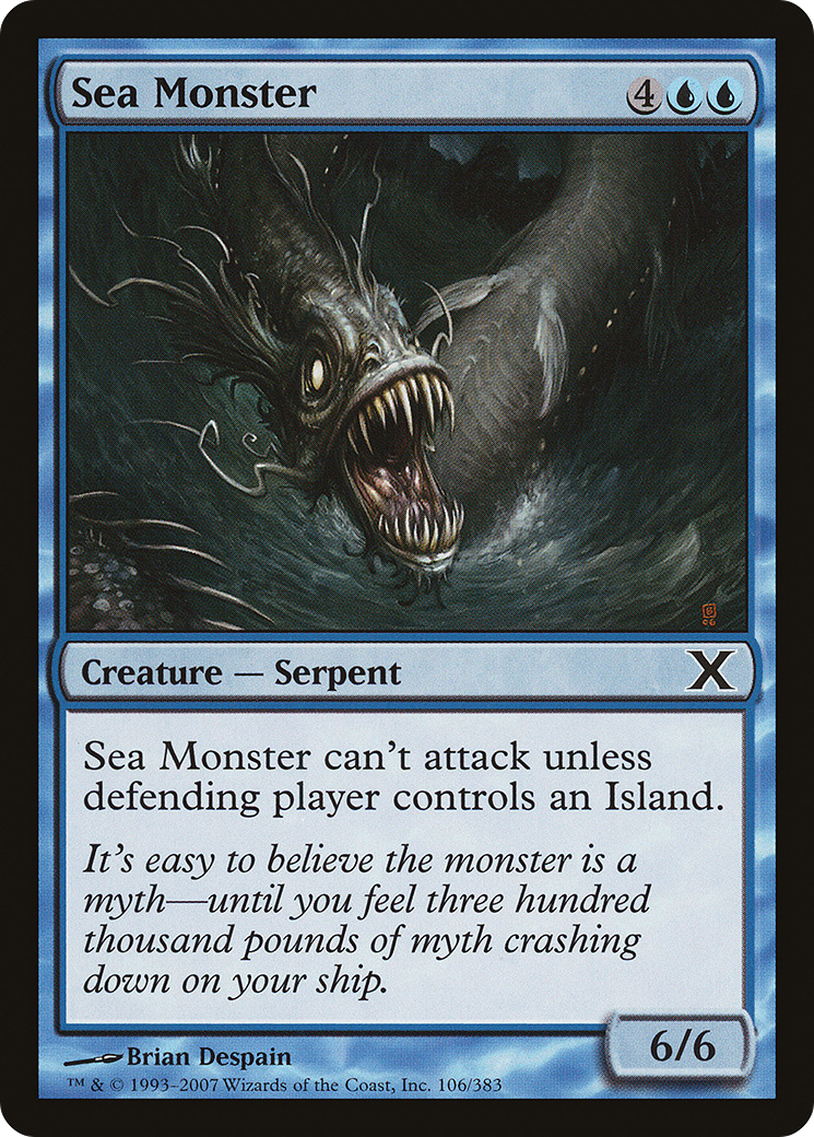 Sea Monster (10E-106) - Tenth Edition - Premium MTG Single from Wizards of the Coast - Just $0.08! Shop now at Game Crave Tournament Store