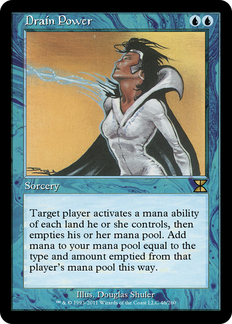 Drain Power (ME4-046) - Masters Edition IV - Premium MTG Single from Wizards of the Coast - Just $0! Shop now at Game Crave Tournament Store
