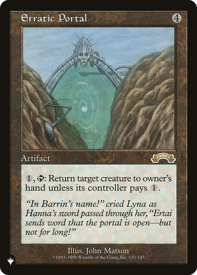 Erratic Portal (PLIST-253) - The List - Premium MTG Single from Wizards of the Coast - Just $1.78! Shop now at Game Crave Tournament Store