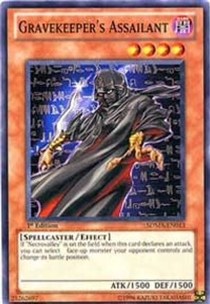 Gravekeeper's Assailant (SDMA-EN013) - Structure Deck: Marik 1st Edition - Premium Yugioh Single from Konami - Just $0.23! Shop now at Game Crave Tournament Store
