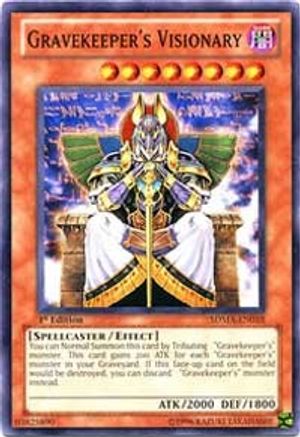 Gravekeeper's Visionary (SDMA-EN018) - Structure Deck: Marik 1st Edition - Premium Yugioh Single from Konami - Just $0.34! Shop now at Game Crave Tournament Store