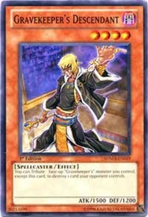 Gravekeeper's Descendant (SDMA-EN019) - Structure Deck: Marik 1st Edition - Premium Yugioh Single from Konami - Just $0.99! Shop now at Game Crave Tournament Store
