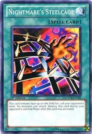Nightmare's Steelcage (SDMA-EN021) - Structure Deck: Marik 1st Edition - Premium Yugioh Single from Konami - Just $0.39! Shop now at Game Crave Tournament Store