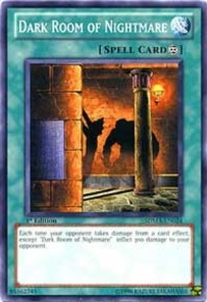 Dark Room of Nightmare (SDMA-EN024) - Structure Deck: Marik 1st Edition - Premium Yugioh Single from Konami - Just $1.43! Shop now at Game Crave Tournament Store