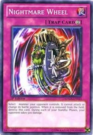 Nightmare Wheel (SDMA-EN033) - Structure Deck: Marik 1st Edition - Premium Yugioh Single from Konami - Just $0.52! Shop now at Game Crave Tournament Store