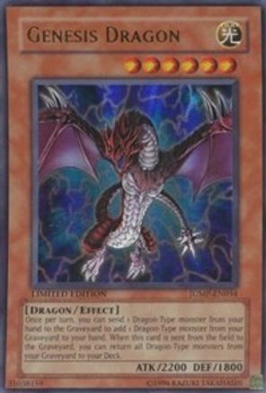 Genesis Dragon (JUMP-EN034) - Shonen Jump Magazine Promos Limited - Premium Yugioh Single from Konami - Just $10.73! Shop now at Game Crave Tournament Store