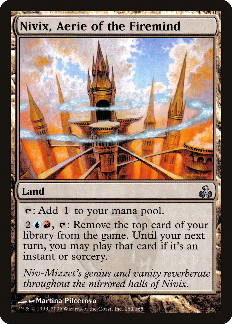 Nivix, Aerie of the Firemind (GPT-160) - Guildpact - Premium MTG Single from Wizards of the Coast - Just $0.08! Shop now at Game Crave Tournament Store