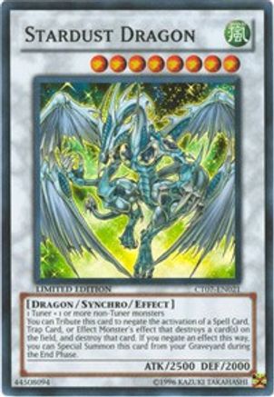 stardust cards yugioh Warrior [SDSE-EN040] Ultra Rare 995 pieces worldwide Stardust Dragon [GLD3-EN037] Gold Rare