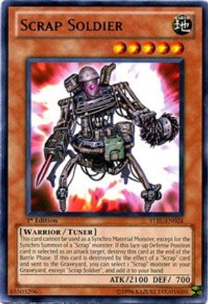 Scrap Soldier (STBL-EN024) - Starstrike Blast 1st Edition - Premium Yugioh Single from Konami - Just $0.26! Shop now at Game Crave Tournament Store