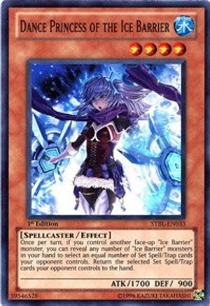 Dance Princess of the Ice Barrier (STBL-EN033) - Starstrike Blast 1st Edition - Premium Yugioh Single from Konami - Just $3.77! Shop now at Game Crave Tournament Store
