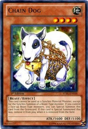 Chain Dog (STBL-EN034) - Starstrike Blast 1st Edition - Premium Yugioh Single from Konami - Just $0.26! Shop now at Game Crave Tournament Store