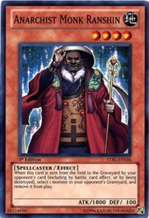 Anarchist Monk Ranshin (STBL-EN036) - Starstrike Blast 1st Edition - Premium Yugioh Single from Konami - Just $0.25! Shop now at Game Crave Tournament Store