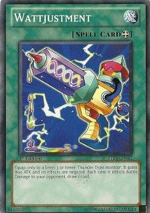 Wattjustment (STBL-EN051) - Starstrike Blast 1st Edition - Premium Yugioh Single from Konami - Just $0.25! Shop now at Game Crave Tournament Store