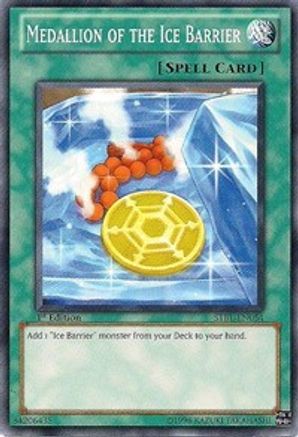 Medallion of the Ice Barrier (STBL-EN054) - Starstrike Blast 1st Edition - Premium Yugioh Single from Konami - Just $0.35! Shop now at Game Crave Tournament Store