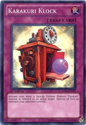 Karakuri Klock (STBL-EN072) - Starstrike Blast 1st Edition - Premium Yugioh Single from Konami - Just $1.14! Shop now at Game Crave Tournament Store
