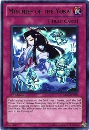Mischief of the Yokai (STBL-EN089) - Starstrike Blast 1st Edition - Premium Yugioh Single from Konami - Just $0.82! Shop now at Game Crave Tournament Store