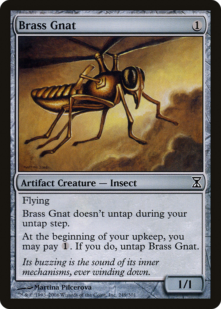Brass Gnat (TSP-249) - Time Spiral Foil - Premium MTG Single from Wizards of the Coast - Just $0.11! Shop now at Game Crave Tournament Store